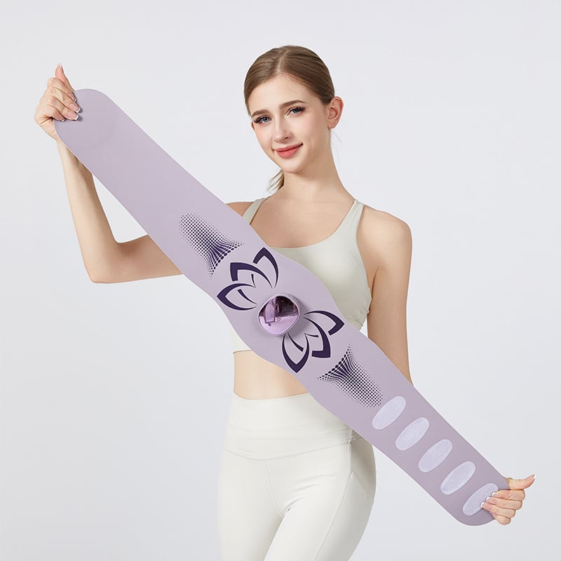 EMS masažo juosta su USB maitinimu, mechaninis valdymas, 3 lygiai, vibracijos ir karšto kompresijos masažas, iki 4 masažo galvų, išleidimas 2025