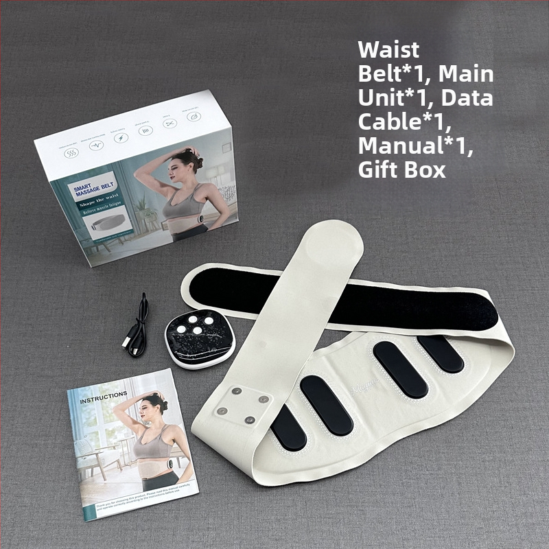 USB maitinama šildymo juosta liemens masažui, mikro srovės šilumos terapija, 3 pakopa, mechaninis valdymas