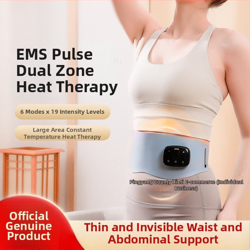 Juosmens masažo dirželis - USB maitinimas, mechaninis valdymas, be žingsnių greičio reguliavimas, magnetinis ir karšto kompreso masažas