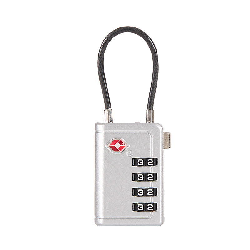 Simplicity TSA bagažo užraktas su 4 skaitmenų kombinacija, cinko lydinys, modelis 23221