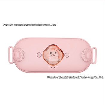 Pārvietojams jostas un vēdera masāžas ierīce ar USB barošanu, digitālais displejs, dzemdes apkure ar karstu kompresiju, vibrācija, 3 ātrumi