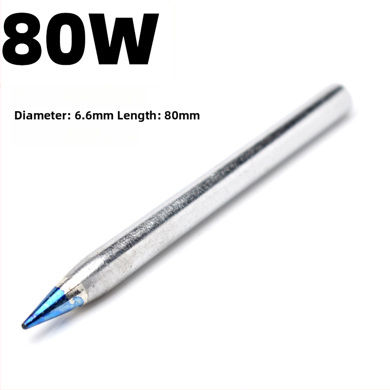 Litavimo geležies antgalis – išorinis šildymas, pastovi temperatūra, ilgaamžiškumas, 80W/100W/150W, smaigalio forma