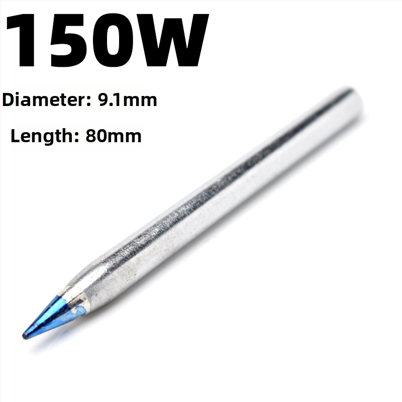 Litavimo geležies antgalis – išorinis šildymas, pastovi temperatūra, ilgaamžiškumas, 80W/100W/150W, smaigalio forma