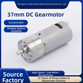 Mažasis DC redukcinis variklis, 3–24 V, sukimo momentas 0,4–8, greitis 508–201, modelis 37b-545, kodas 37b-555