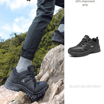 Férfi túracipő: vízálló, lélegző, csúszásmentes, könnyű és tartós tavasz–ősz outdoor használatra