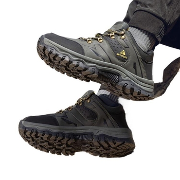 Férfi túracipő: vízálló, lélegző, csúszásmentes, könnyű és tartós tavasz–ősz outdoor használatra