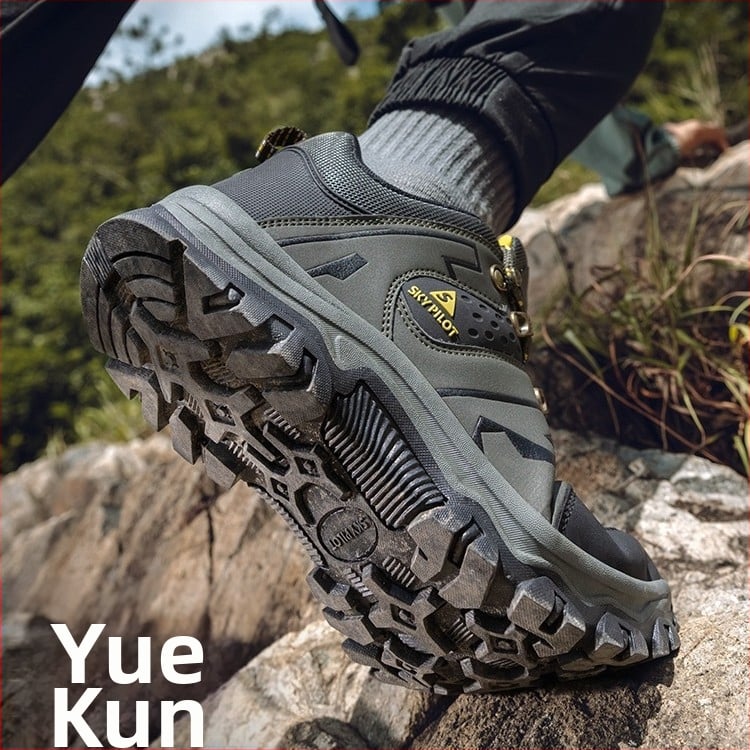 Férfi túracipő: vízálló, lélegző, csúszásmentes, könnyű és tartós tavasz–ősz outdoor használatra