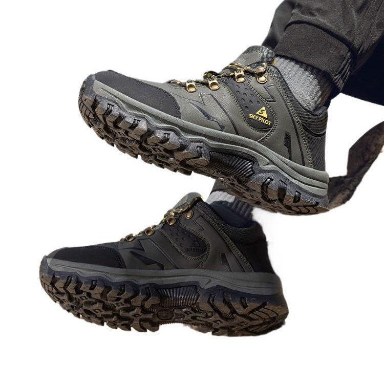 Férfi túracipő: vízálló, lélegző, csúszásmentes, könnyű és tartós tavasz–ősz outdoor használatra