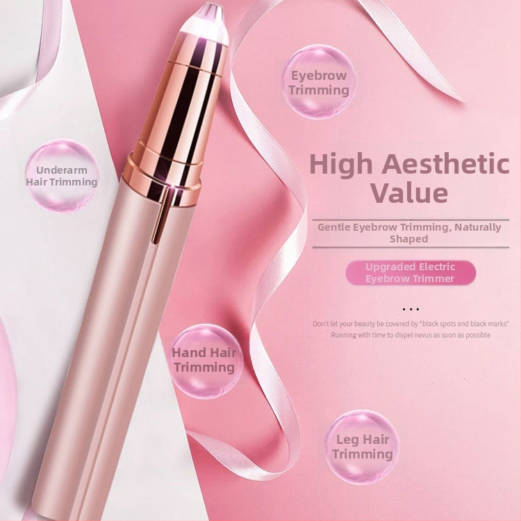 Elektriline kulmude lõikur USB-toitega, kaasaskantav, ei pese veega, kaal 40 g, mitte-volditav käepide, materjal: abd