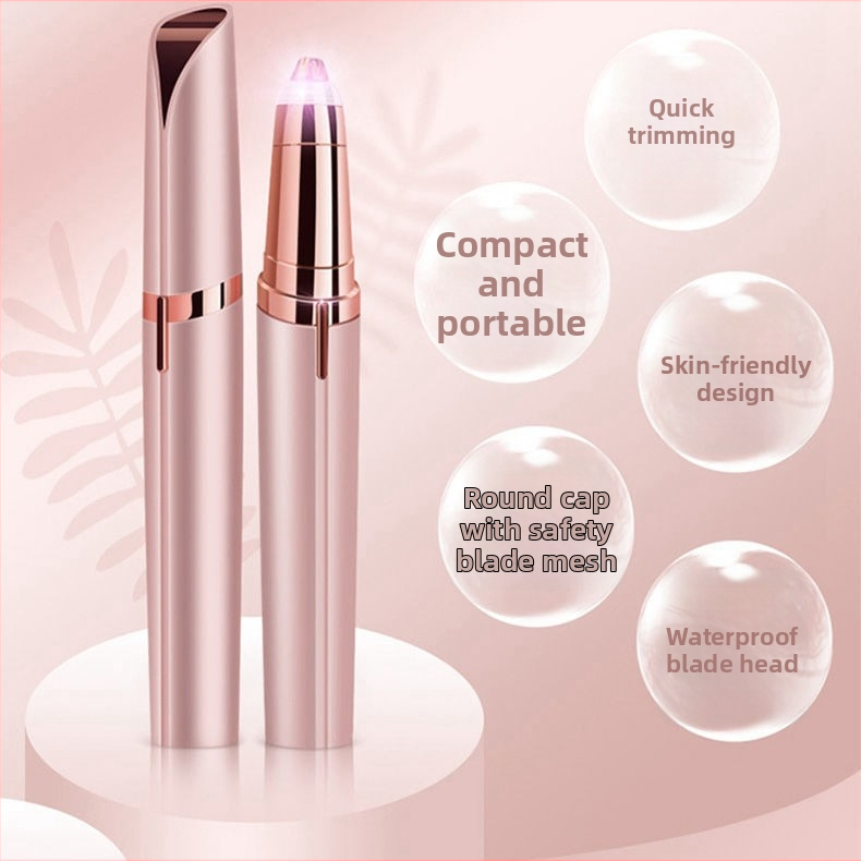 Elektriline kulmude lõikur USB-toitega, kaasaskantav, ei pese veega, kaal 40 g, mitte-volditav käepide, materjal: abd