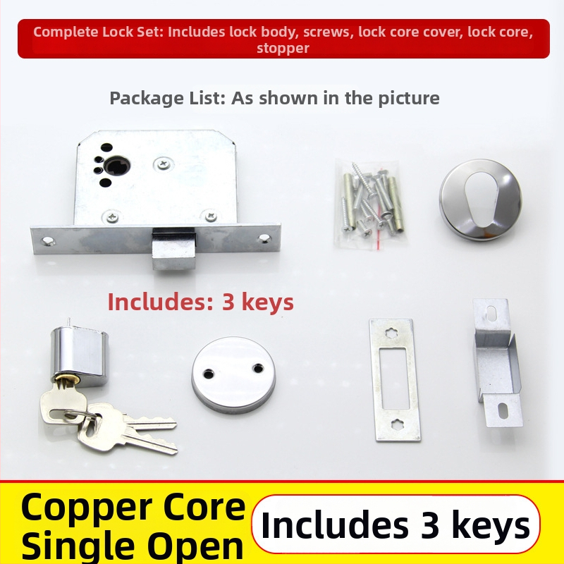 Mortise atslēga Pipe Well Lock – nerūsējošais tērauds, atslēgas vadība, ugunsdrošām durvīm, elektriskām telpām un cauruļu šahtām