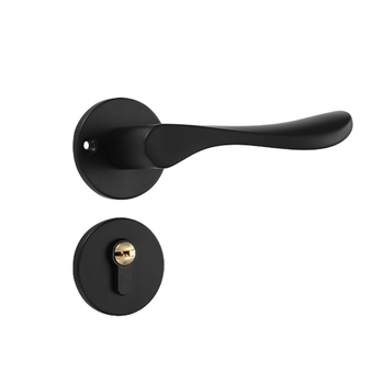 Faajtókhoz szétválasztható zár fogantyúval, alumínium test, űripari kivitel, modern minimalista dizájn