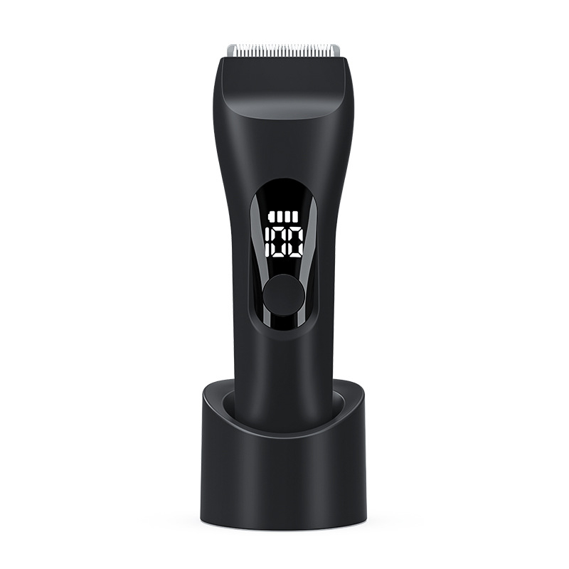 Безжичен тример за интимни зони – водоустойчив, безчетков мотор, керамични остриета, вградена батерия 500–800 mAh