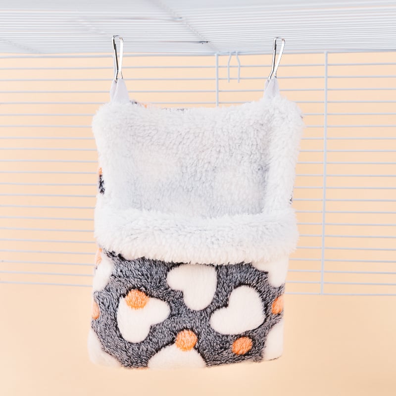 Hamsterio pūkuotos apvalios hamakas – vidaus ir lauko naudojimui, nešiojamos, išlaiko šilumą