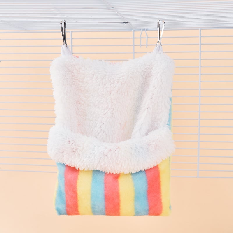 Hamsterio pūkuotos apvalios hamakas – vidaus ir lauko naudojimui, nešiojamos, išlaiko šilumą