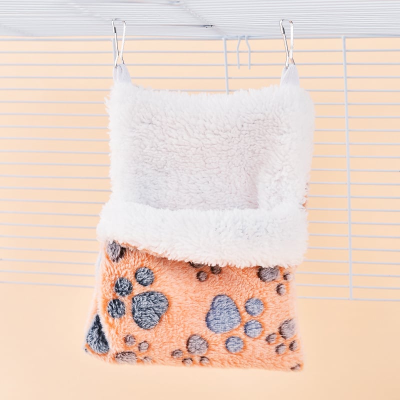 Hamsterio pūkuotos apvalios hamakas – vidaus ir lauko naudojimui, nešiojamos, išlaiko šilumą