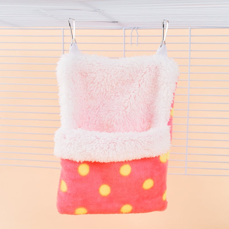 Hamsterio pūkuotos apvalios hamakas – vidaus ir lauko naudojimui, nešiojamos, išlaiko šilumą