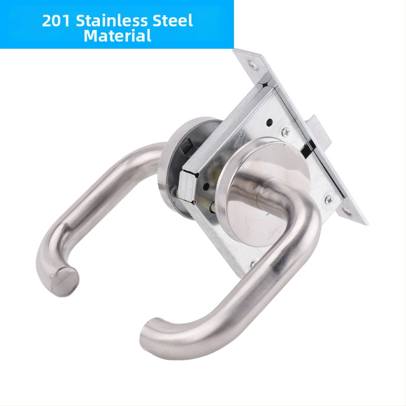 Nerūdijančio plieno praėjimo durų spyna, rankenos tipo spyna, modelis Aisle lock, skirtas ugniagesių durims ir praėjimo durims, modernus paprastas stilius