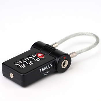 LOCK NF NF6304 Spyna bagažui ir spintelėms, iš cinko lydinio, tinkama kuprinėms, lagaminams su ratukais ir spintelėms, tarpo tarp strėlių 17, mechaninio tipo