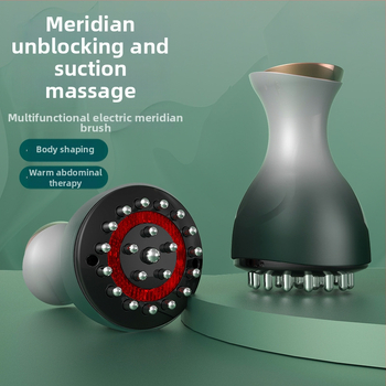 Elektriskais meridiānu masieris visam ķermenim, uzlādējams, pogu vadība, 9 līmeņu temperatūras vadība, ABS korpuss, modelis Zs-0015