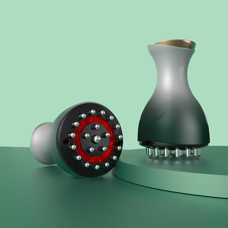 Elektriskais meridiānu masieris visam ķermenim, uzlādējams, pogu vadība, 9 līmeņu temperatūras vadība, ABS korpuss, modelis Zs-0015