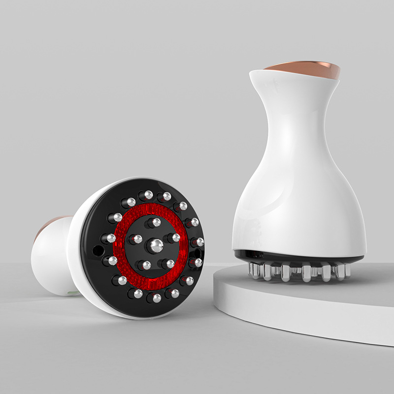 Elektriskais meridiānu masieris visam ķermenim, uzlādējams, pogu vadība, 9 līmeņu temperatūras vadība, ABS korpuss, modelis Zs-0015