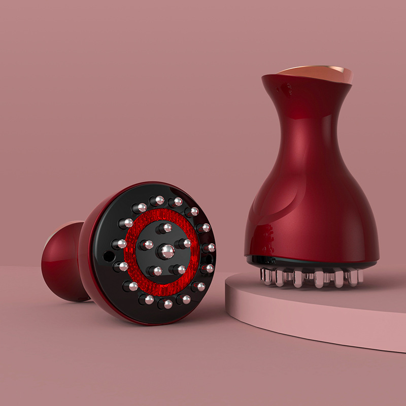 Elektriskais meridiānu masieris visam ķermenim, uzlādējams, pogu vadība, 9 līmeņu temperatūras vadība, ABS korpuss, modelis Zs-0015