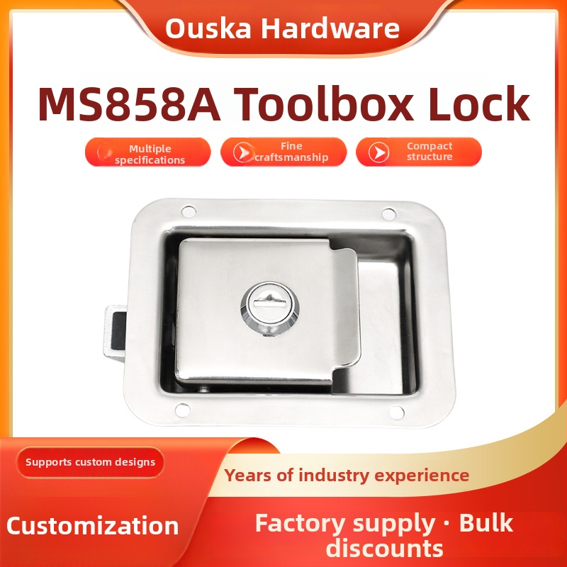 MS858A nerūdijančio plieno mortise spyna įrankių dėžei, priekabai/RV, generatoriaus dėžei, pramoniniam spintai