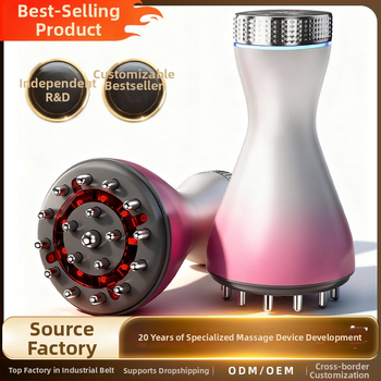 Elektriskais meridiānu masieris visam ķermenim un vēderam ar apkuri un gua sha masāžu; akumulatora jauda 1800mAh, pogu vadība, temperatūras regulēšana 45–55°C, ABS korpuss