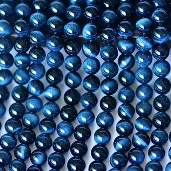 Prirodne plave tigrovo oko perle, 10 mm, slobodne perle za buddhistički molitveni niz, ručno izrađeni polu-komponent kristalnog nakita