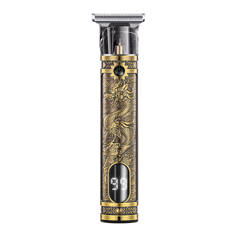 Elektrický holiaci strojček na vlasy - nabíjateľný, zabudovaná batéria 1200–2000mAh, výdrž 1–3 hodiny, čepele z nehrdzavejúcej ocele, vymeniteľná a umývateľná hlava