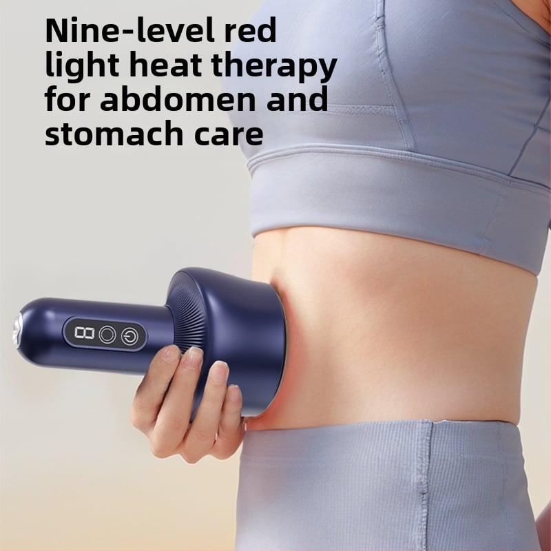 Elektrinis gua sha ir vakuuminis masažuoklis, įkraunamas, modelis ZY-08, prekinis ženklas Zhouya Tianxing, valdymas prisilietimu ir mygtukais