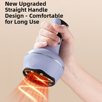 Elektriskā siltumenerģijas meridiānu birste mājas lietošanai, daudzfunkcionāla ierīce kuponēšanai un skrāpēšanai, uzlādējama, 36–40°C temperatūra, nepārtraukti maināms ātrums, modelis Bb-005, ABS