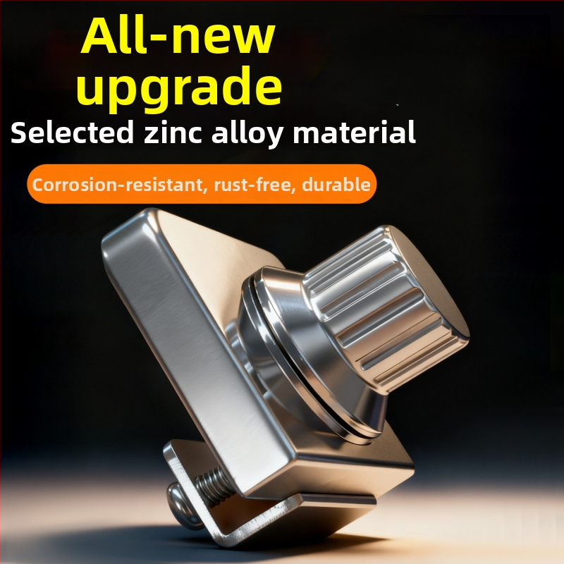 Üvegvitrinajtó zár cz-001 – cinkötvözet, kulcs nélküli, felületre szerelhető