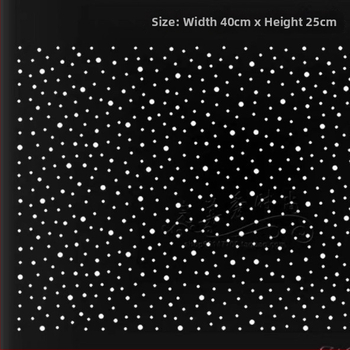 Rinestones raištas iš skosta – Gypsophila motyvų, karštu deimantų presavimo dizainas; tinkamas drabužiams, batams, skrybėlėms, krepšiams, namų tekstilei.