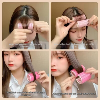 Keermetamisvahend kahekihilise kuuekujulikku silindriga suurte lainetega, isekleepuv pind, õrn juustele