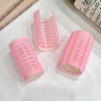 Къдрен инструмент за коса с осемобразен двуслоен барабан за големи вълни, самозалепваща повърхност, щадящ косата