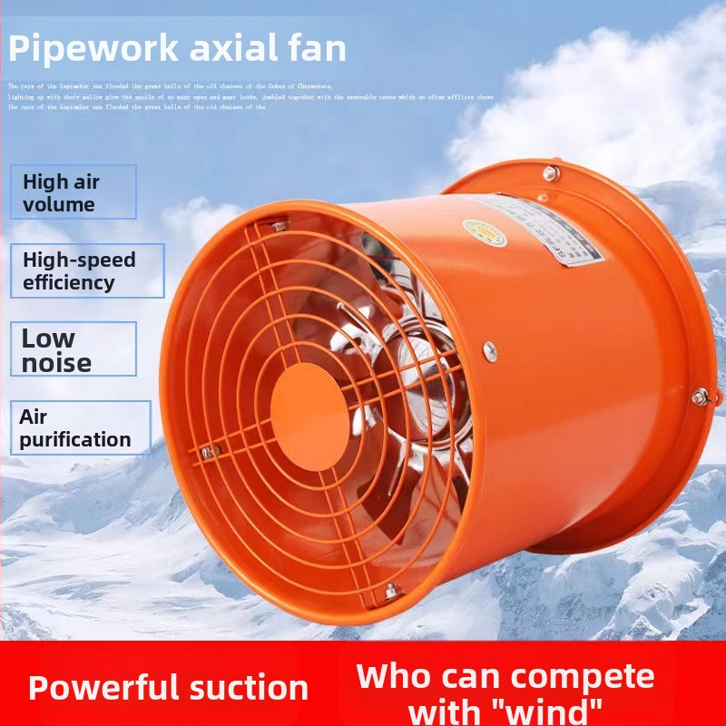 Pramoninės klasės ašinis ištraukiamasis ventiliatorius, sieninis montavimas, FD350, 220V, 550W, 50Hz