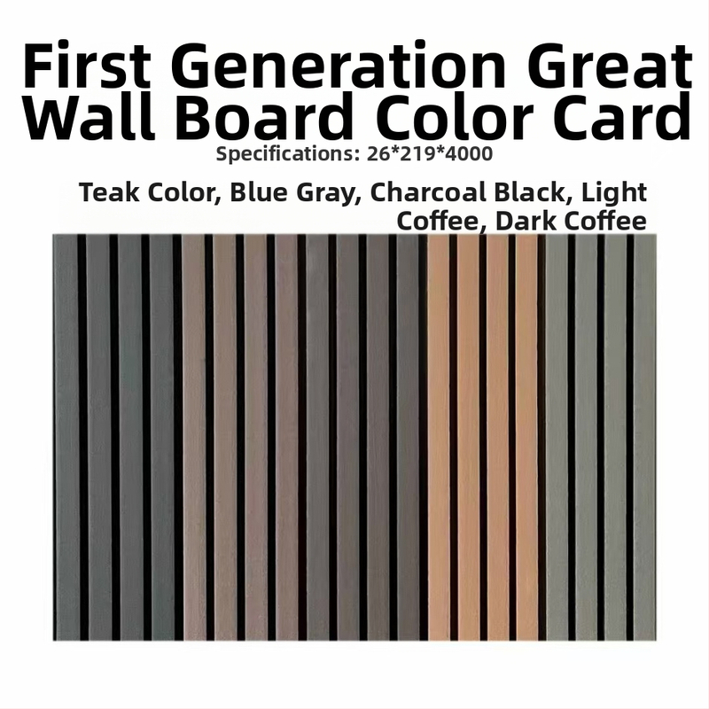 WPC plastmas-dreva āra dvora sienas paneļi; stils: raksts, mūsdienīgs minimālisms; lieliska skaņas izolācija, lieliska siltuma vadītspēja; uzstādīšanas pakalpojumi pieejami.