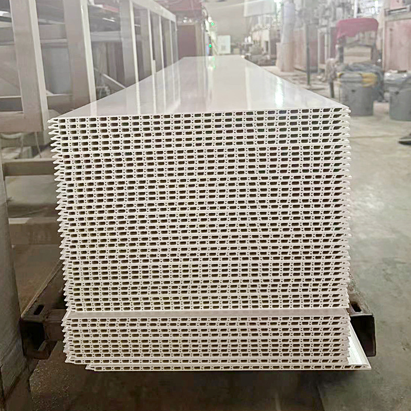 Panou decorativ de perete integrat din fibre de bambus și lemn – stil plat, model 40-865, material: fibre de bambus cu cărbune de bambus, Tongfu Shun