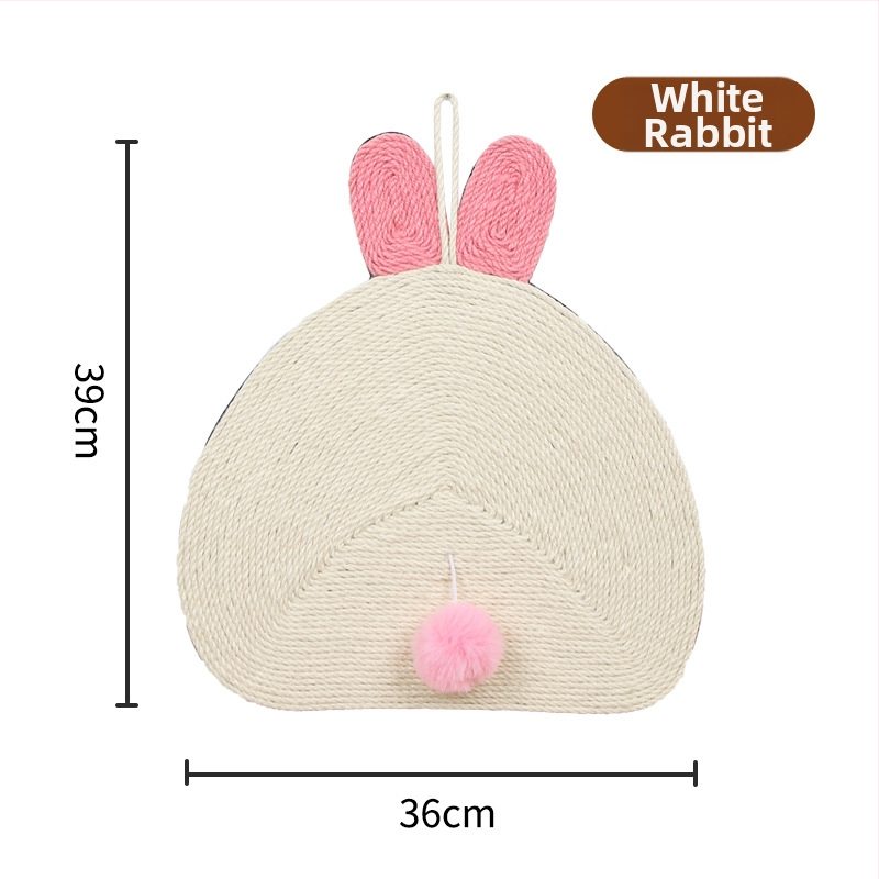 Sisal kaķu skrāpētājs sienai – mīls stils, izturīgs pret nolietojumu, ietaupa telpu, kaķu rotaļlieta