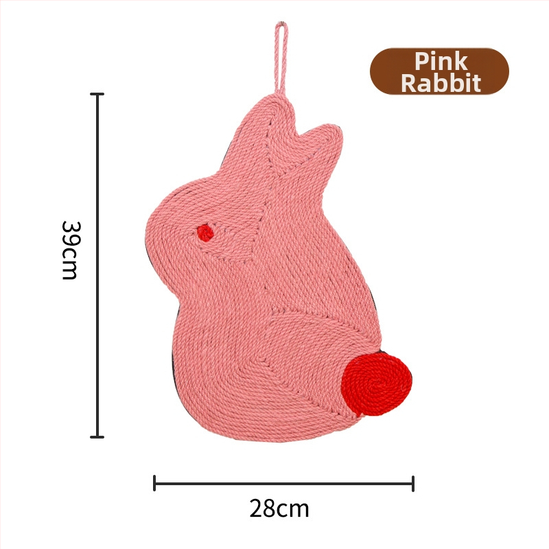 Sisal kaķu skrāpētājs sienai – mīls stils, izturīgs pret nolietojumu, ietaupa telpu, kaķu rotaļlieta