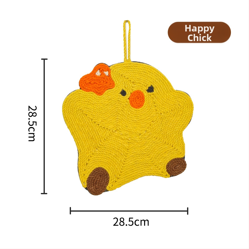 Sisal kaķu skrāpētājs sienai – mīls stils, izturīgs pret nolietojumu, ietaupa telpu, kaķu rotaļlieta