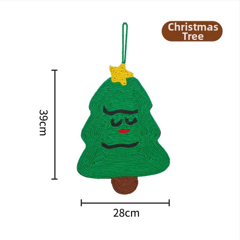 Sisal kaķu skrāpētājs sienai – mīls stils, izturīgs pret nolietojumu, ietaupa telpu, kaķu rotaļlieta