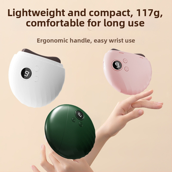 Elektriskais Gua Sha sejas masieris ar apkures funkciju un meridiānu suka (Modelis JN-008, USB barošana, temperatūras kontrole 40–50°C, 4 ātrumi, ABS+bianstone)