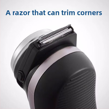 Elektrický holiaci strojček s rotačnou hlavou s 1 čepeľou, umývateľná hlava, bezkartáčový motor, nabíjateľný, 60 minút prevádzky