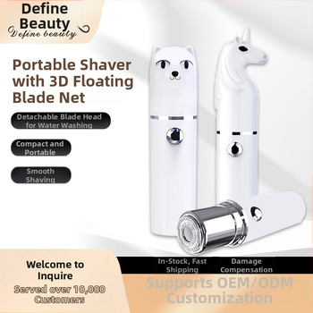 Elektrický holiaci strojček s otáčajúcou hlavou a plávajúcou čepeľou, USB nabíjanie, vstavaná batéria, bez kefového motoru