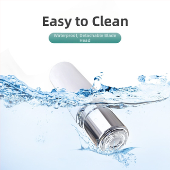 Elektrický holiaci strojček s otáčajúcou hlavou a plávajúcou čepeľou, USB nabíjanie, vstavaná batéria, bez kefového motoru