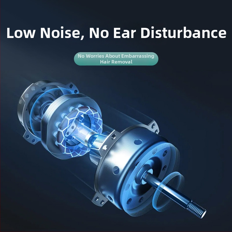 Elektrický holiaci strojček s otáčajúcou hlavou a plávajúcou čepeľou, USB nabíjanie, vstavaná batéria, bez kefového motoru