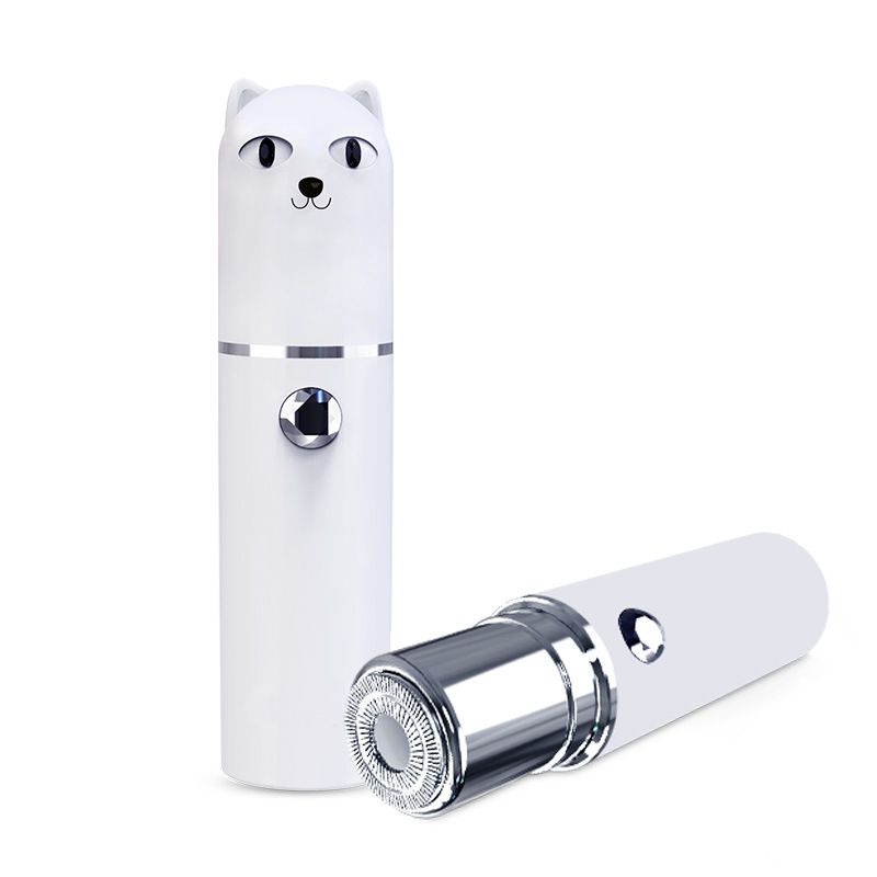 Електрическа самобръсначка с въртяща се глава и плаващ режещ елемент, USB зареждане, вградена батерия, безчетков мотор